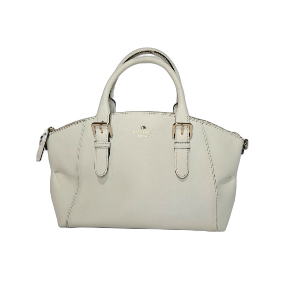 Kate Spade Charlotte Street Sloan Leather Satchel | Off-White / Cream
